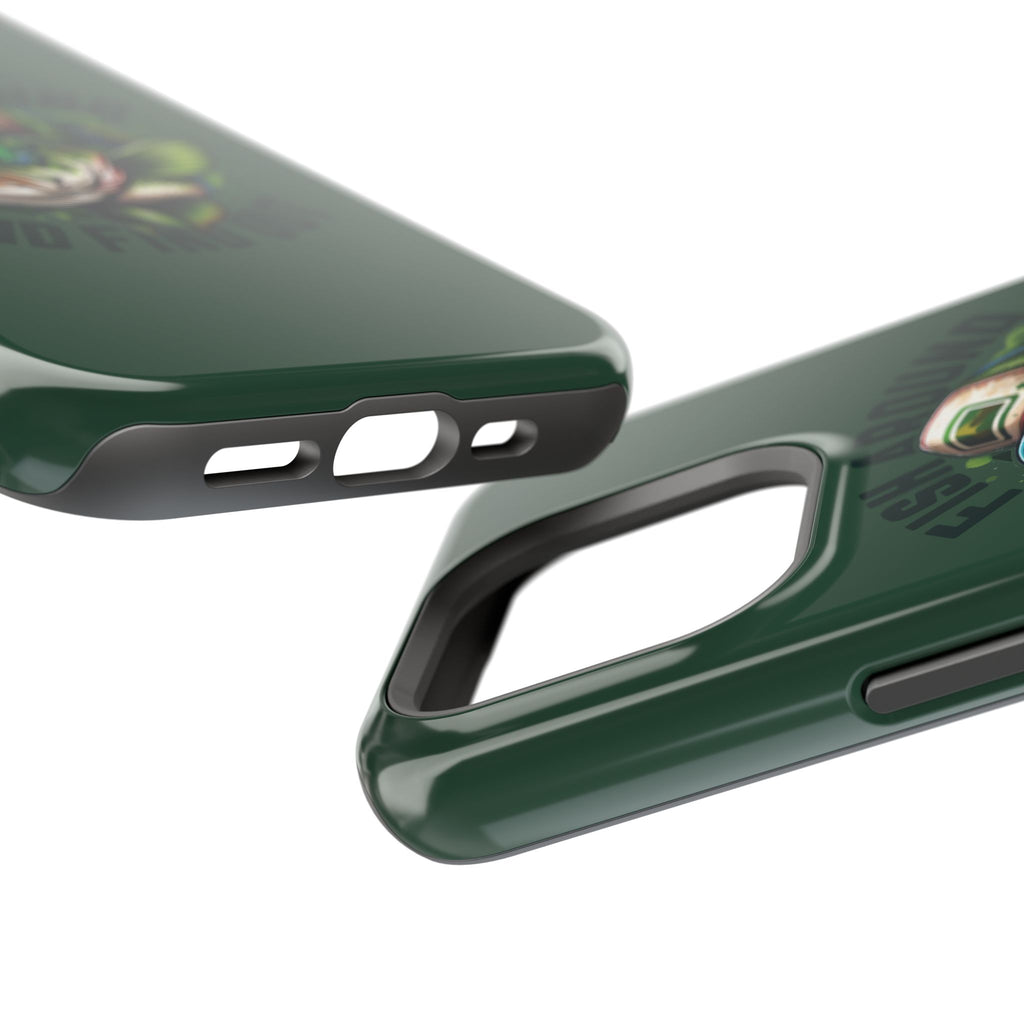 Fishing Phone Case — "Fish Around and Find Out" Magnetic Impact-Resistant Cover