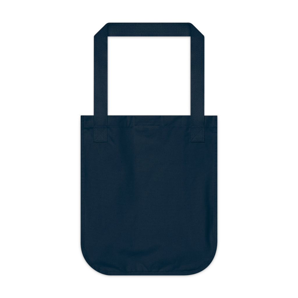 Tote Bag — "I Love Teaching" Cute Cow Floral Organic Canvas Tote