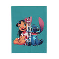 Lilo & Stitch Velveteen Plush Blanket – Cute Cartoon Disney Throw