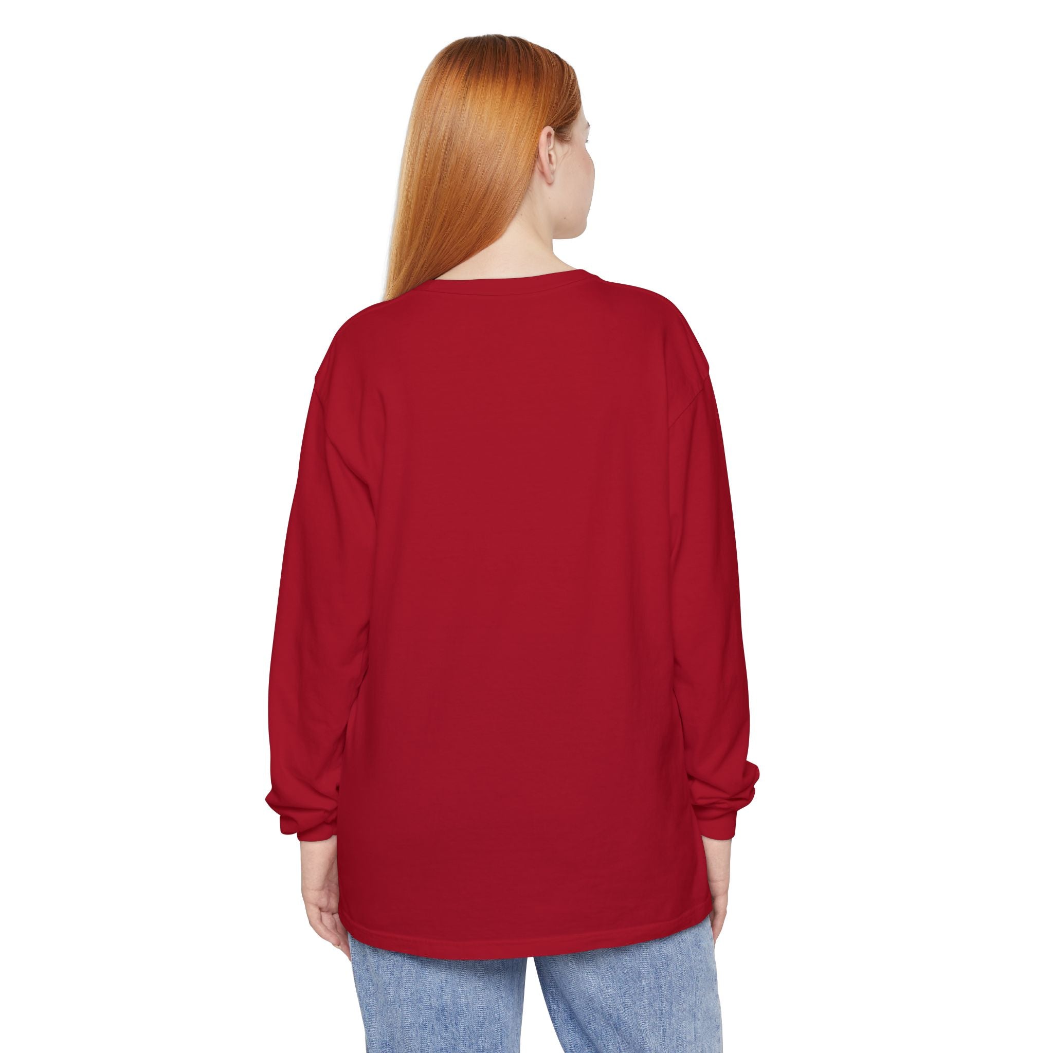 Halloween Coffee Long Sleeve Tee — "Freshly Boo'd Coffee, Scream & Sugar"