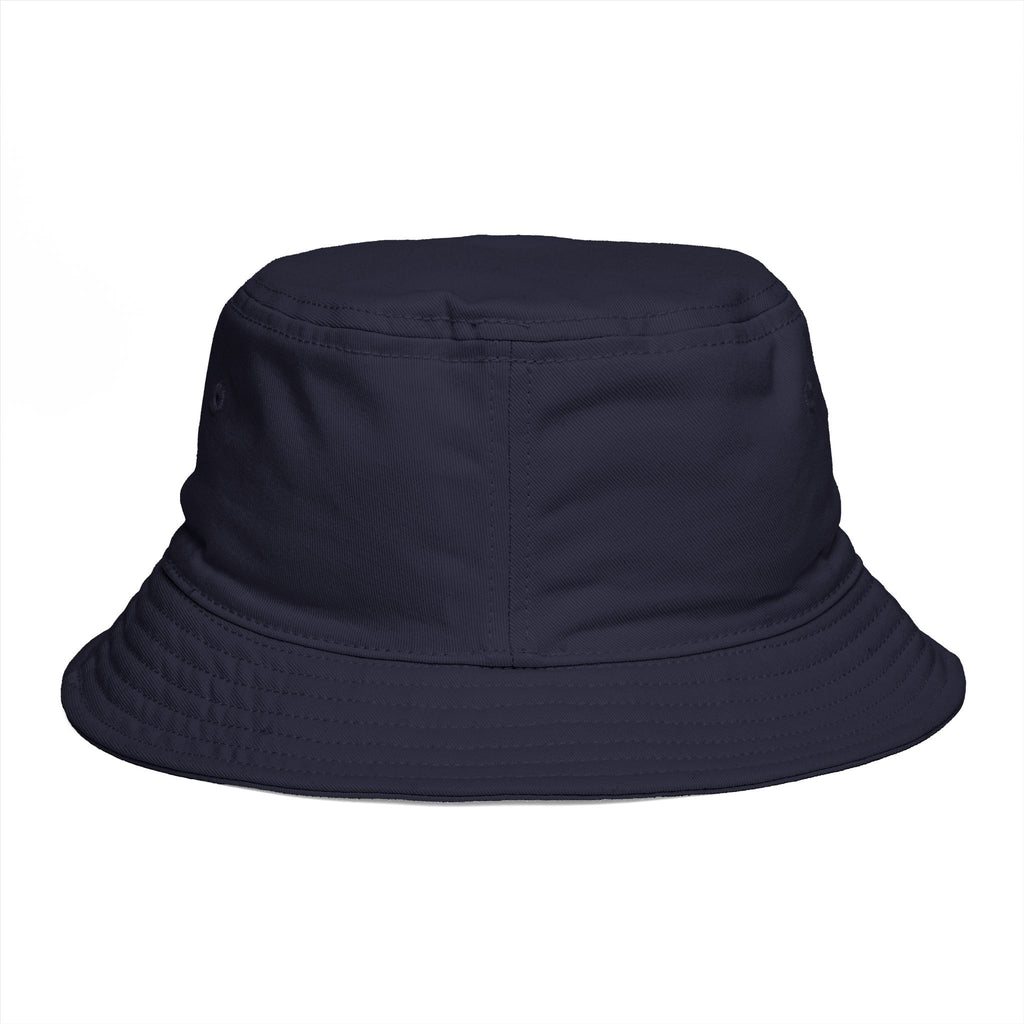 Patriotic Eagle Bucket Hat – American Flag Heart Graphic