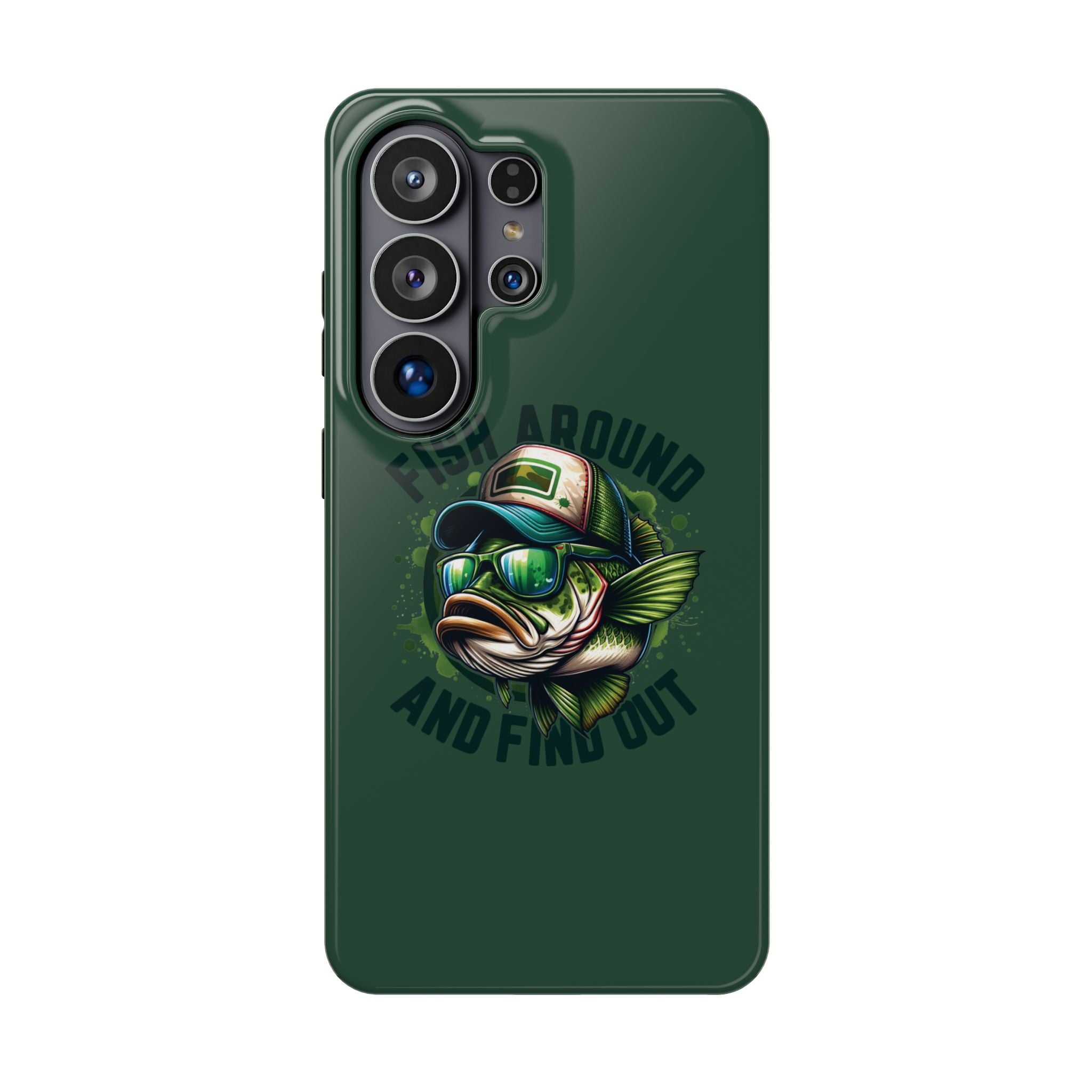 Fishing Phone Case — "Fish Around and Find Out" Magnetic Impact-Resistant Cover
