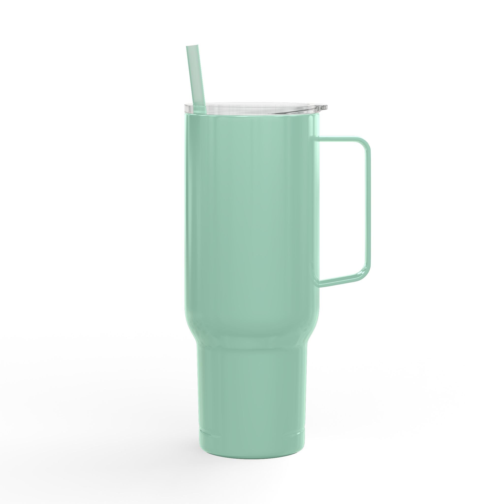 40oz Insulated Tumbler (Engraved) — Red Wine Blue Design