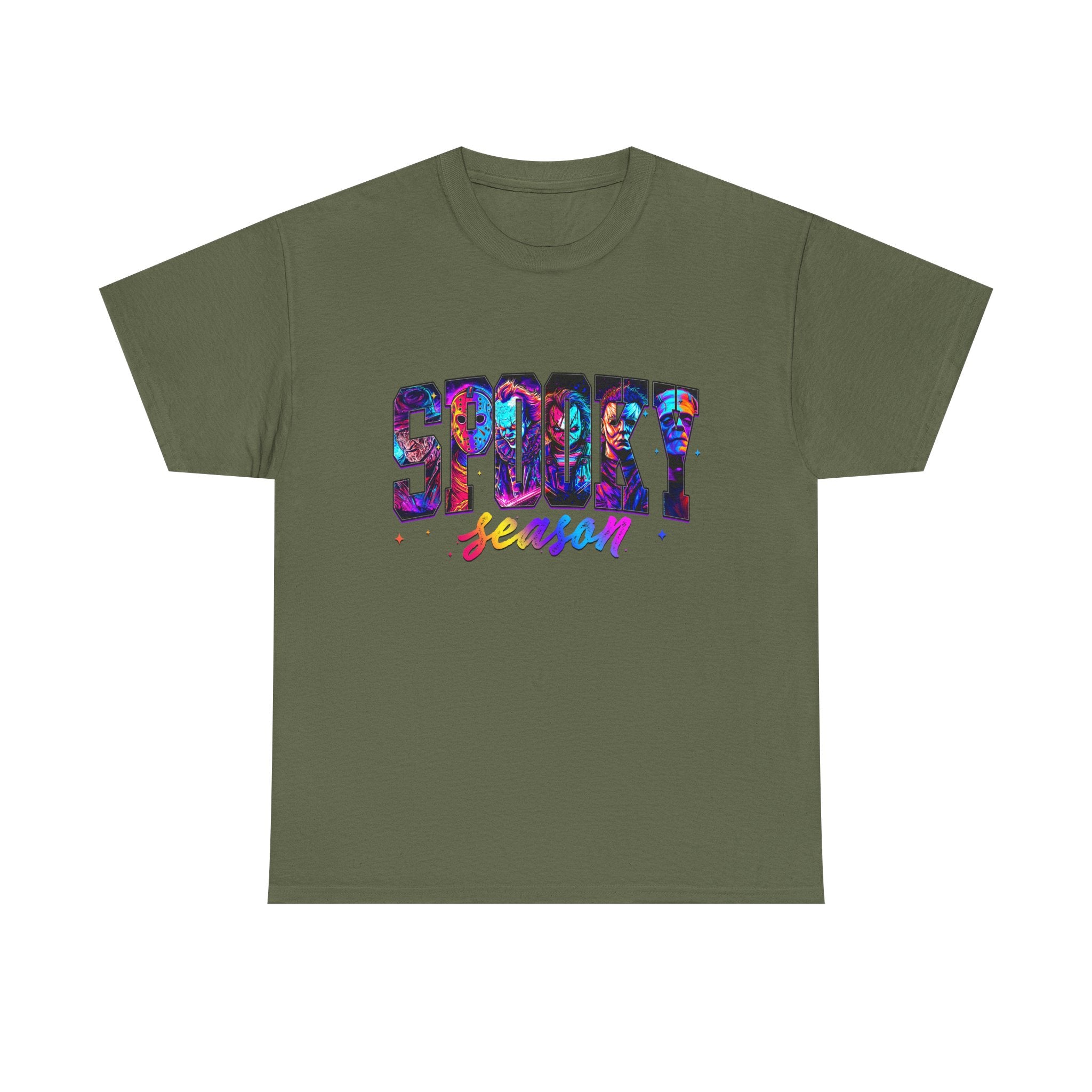 Spooky Season Tee – Colorful Halloween Graphic Shirt