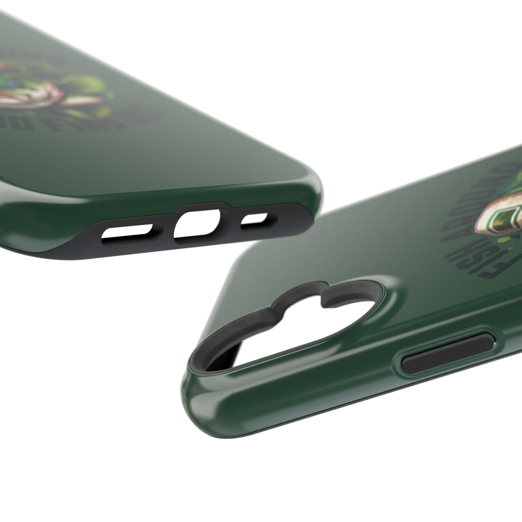 Fishing Phone Case — "Fish Around and Find Out" Magnetic Impact-Resistant Cover