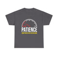 Patience Gauge T-Shirt — "Proceed With Caution" Graphic Tee