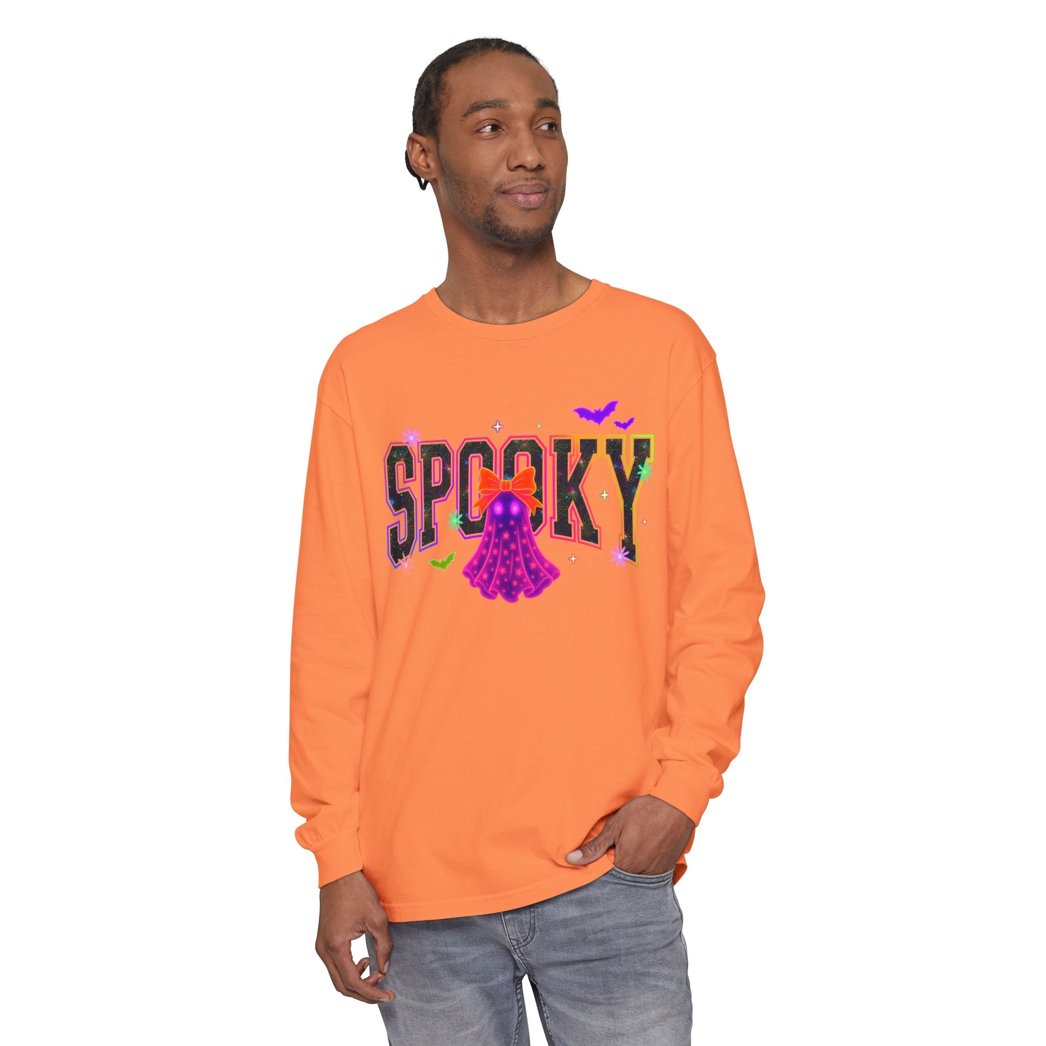 Unisex Garment-dyed Long Sleeve T-Shirt