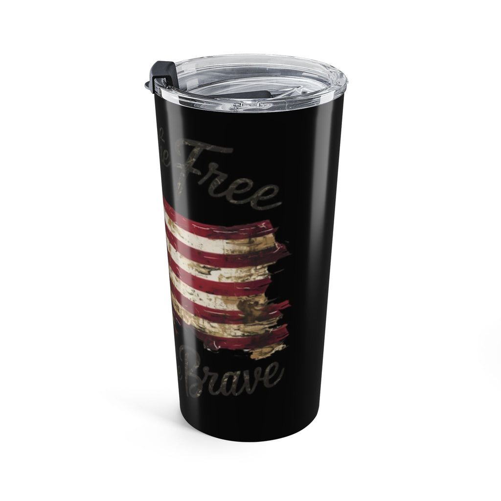 20oz Patriotic American Flag Tumbler – Distressed USA Travel Mug