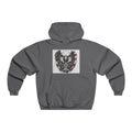 Skull & American Flag Hoodie – Vintage Patriotic Skull Graphic Hooded Sweatshirt