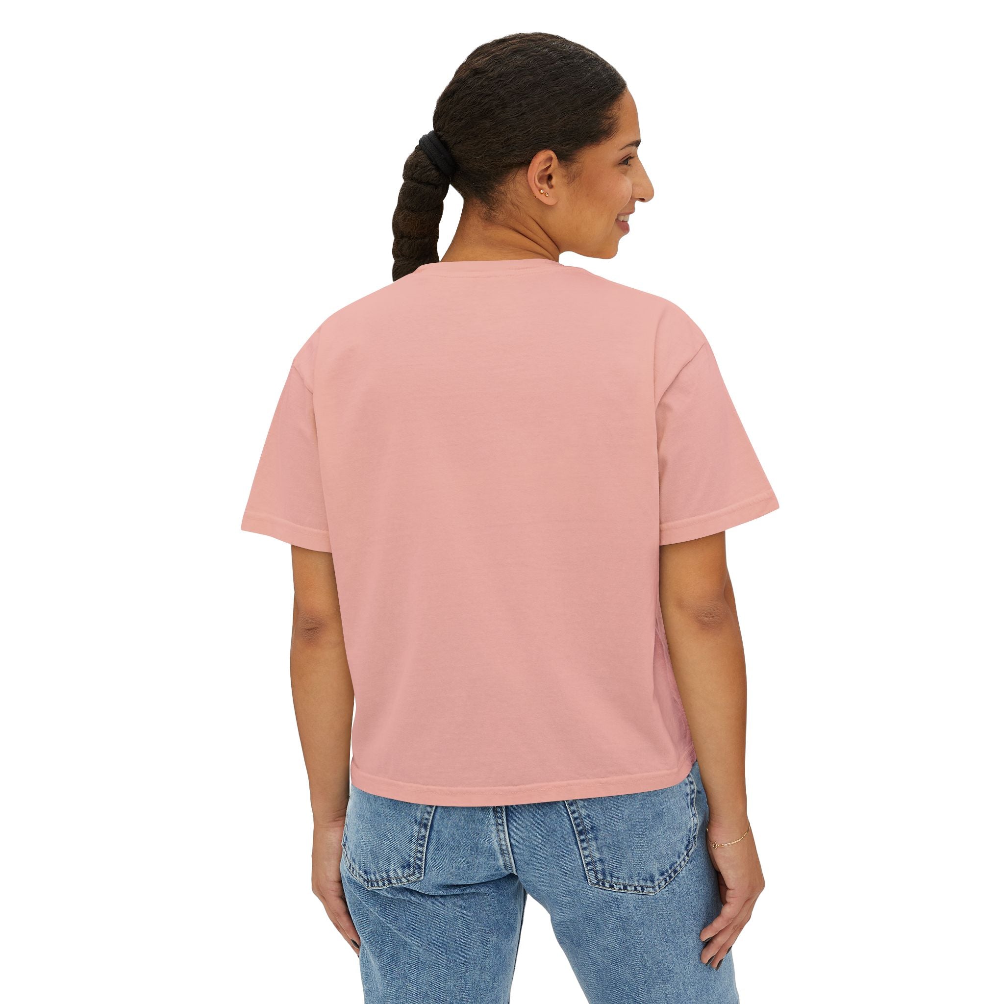 Happy 4th of July Women's Boxy Tee – Patriotic Eagle & Fireworks Top