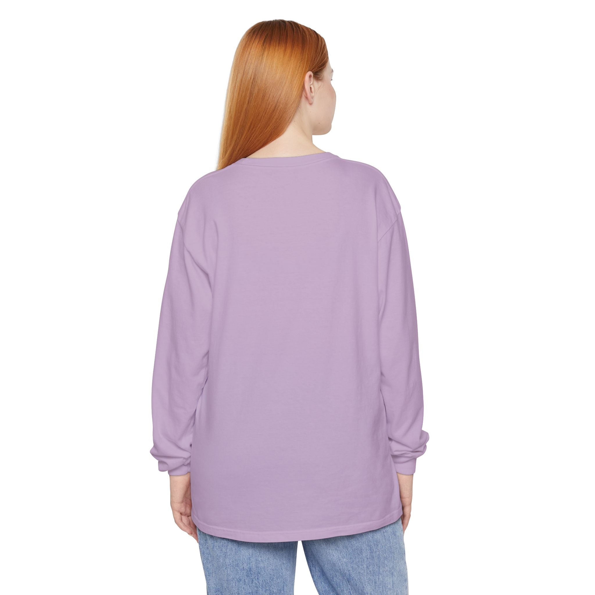 Halloween Coffee Long Sleeve Tee — "Freshly Boo'd Coffee, Scream & Sugar"