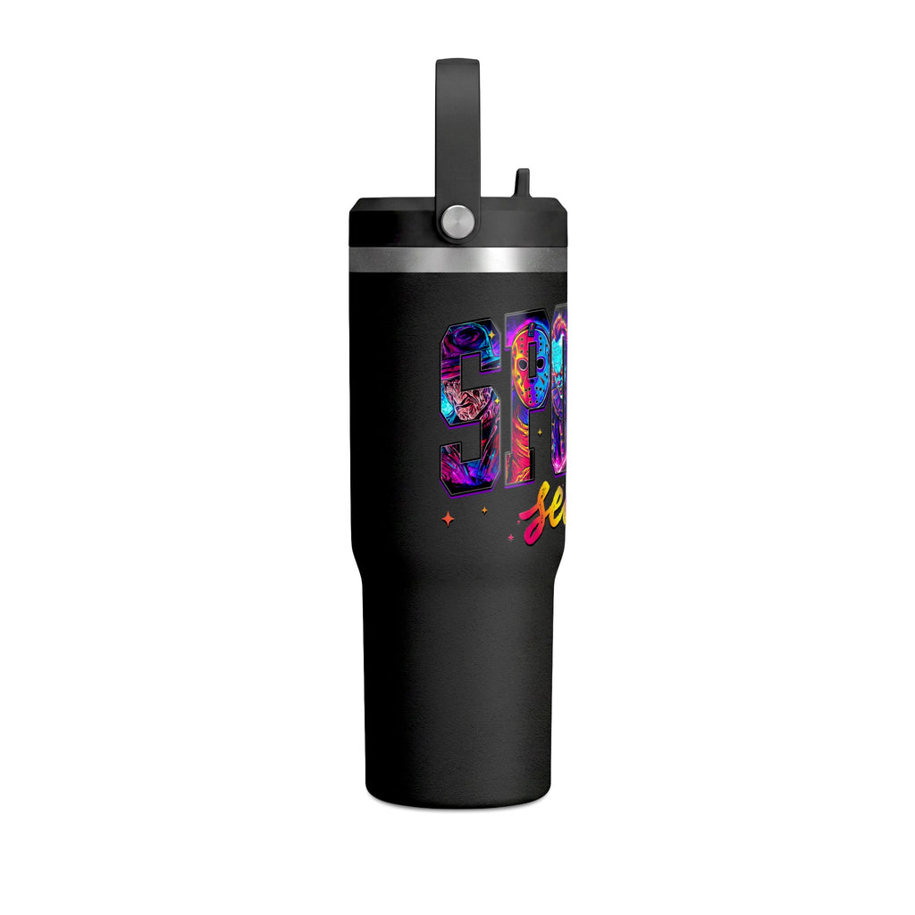 32oz Nomad Tumbler — 'Summer Season' Colorful Neon Graphic Travel Mug