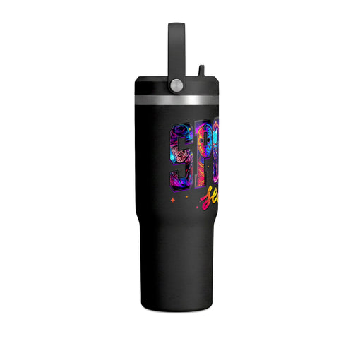32oz Nomad Tumbler — 'Summer Season' Colorful Neon Graphic Travel Mug