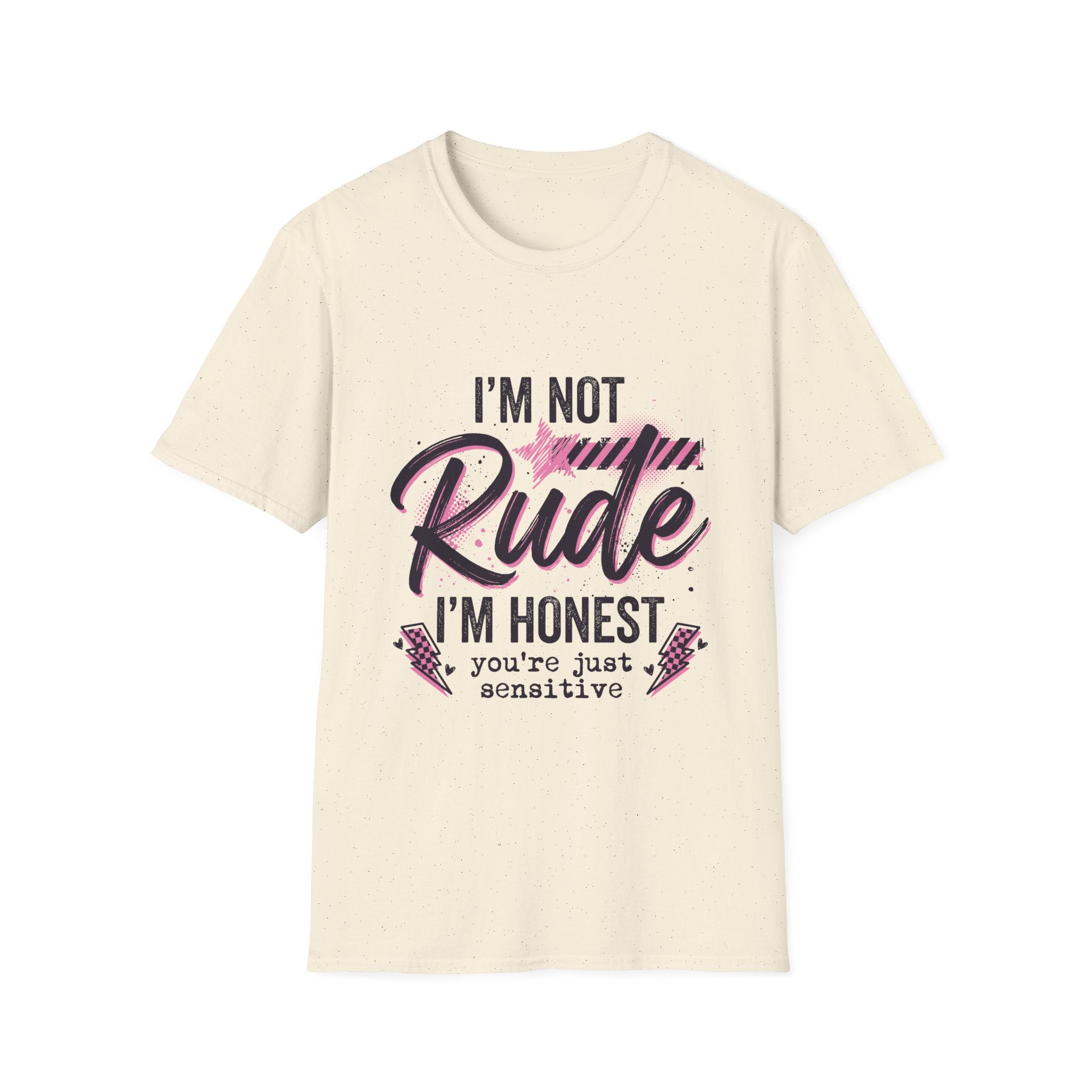 T-Shirt — "I'm Not Rude, I'm Honest" Funny Statement Tee