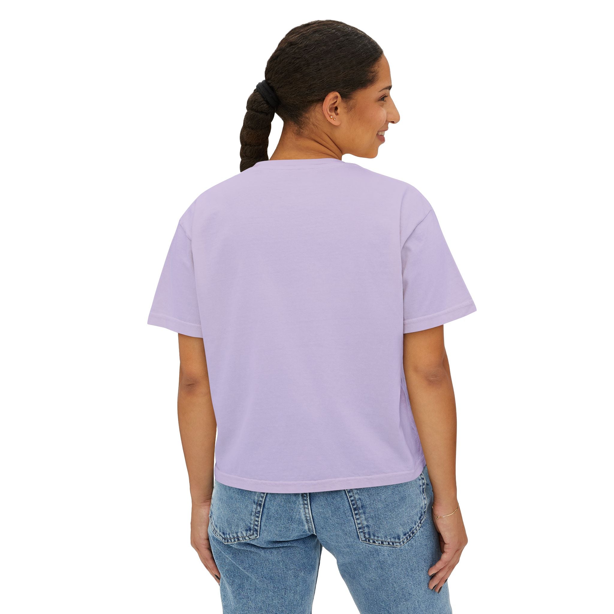 Happy 4th of July Women's Boxy Tee – Patriotic Eagle & Fireworks Top