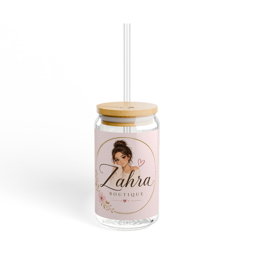 Zahra Boutique 16 Oz Glass Cup