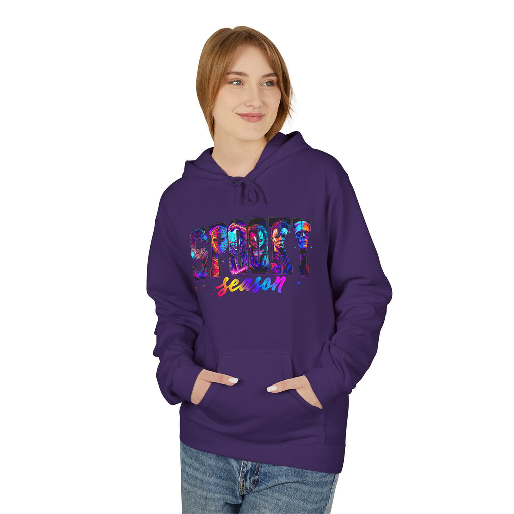 Spooky Season Hoodie — Colorful Halloween Graphic Pullover