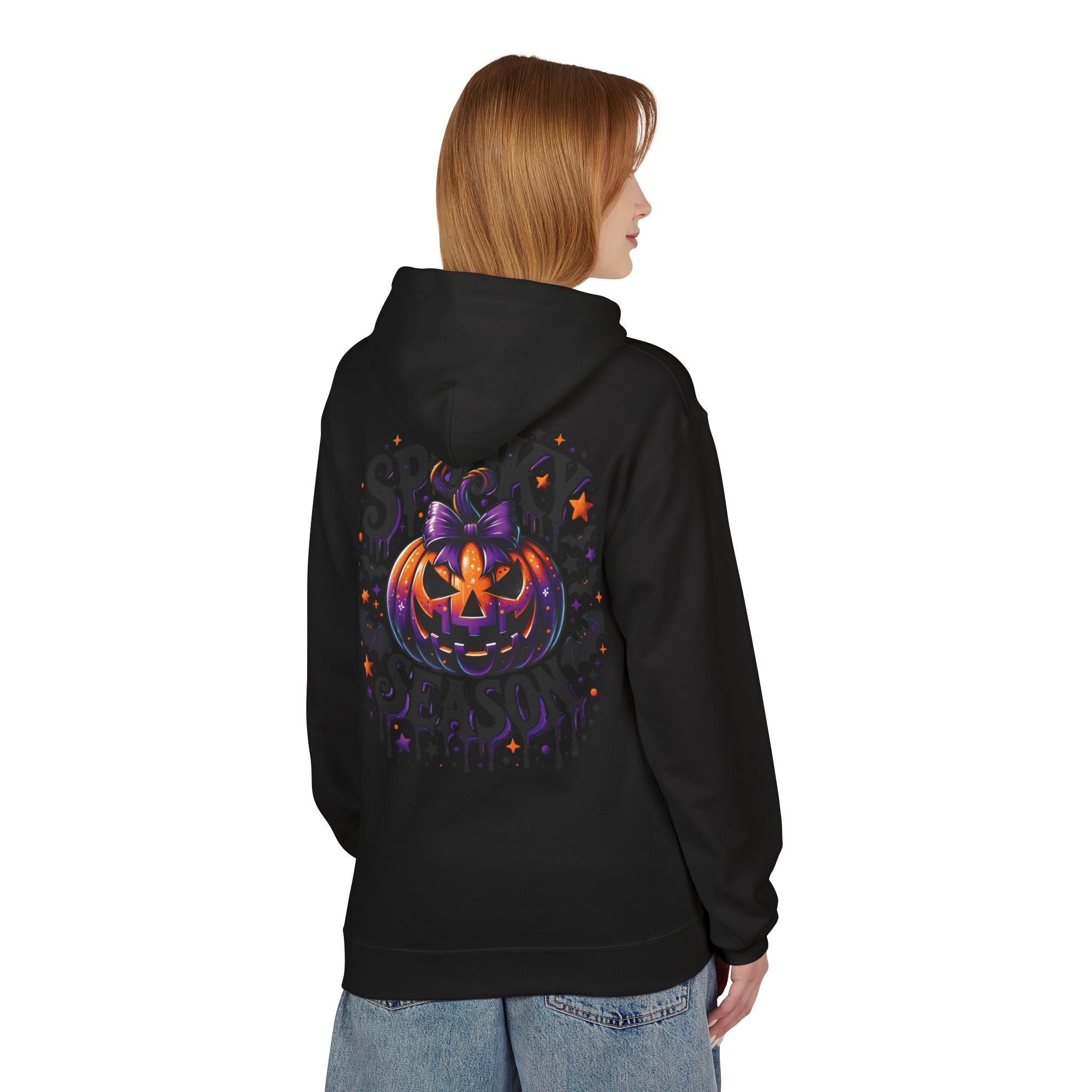 Spooky Season Hoodie — Halloween Jack-o'-Lantern Pumpkin Sweatshirt