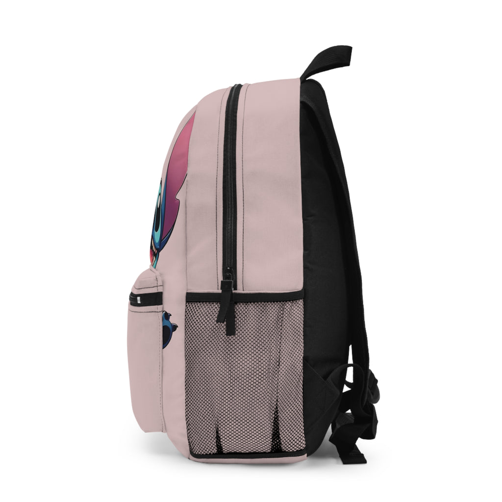 Lilo & Stitch Cute Kids Backpack — Pink Cartoon Character School Bag