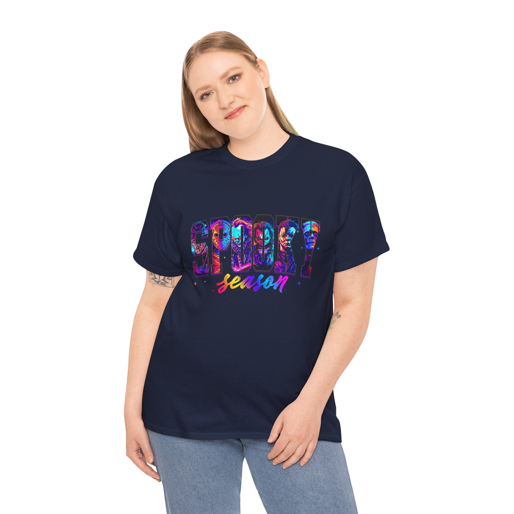 Spooky Season Tee – Colorful Halloween Graphic Shirt