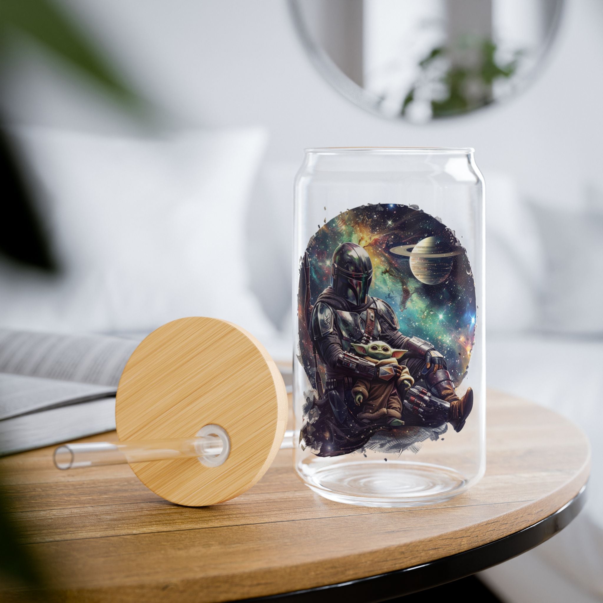 The Mandalorian Masion Glass Cup
