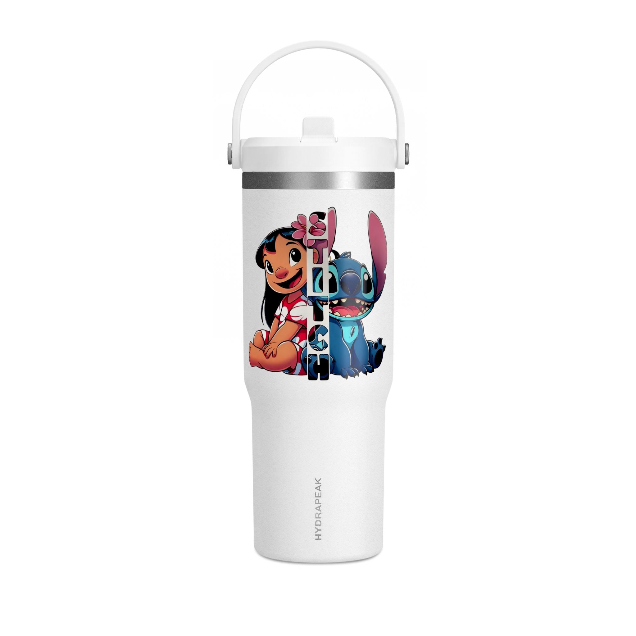Lilo & Stitch 32oz Travel Tumbler – Cute Cartoon Insulated Water Bottle