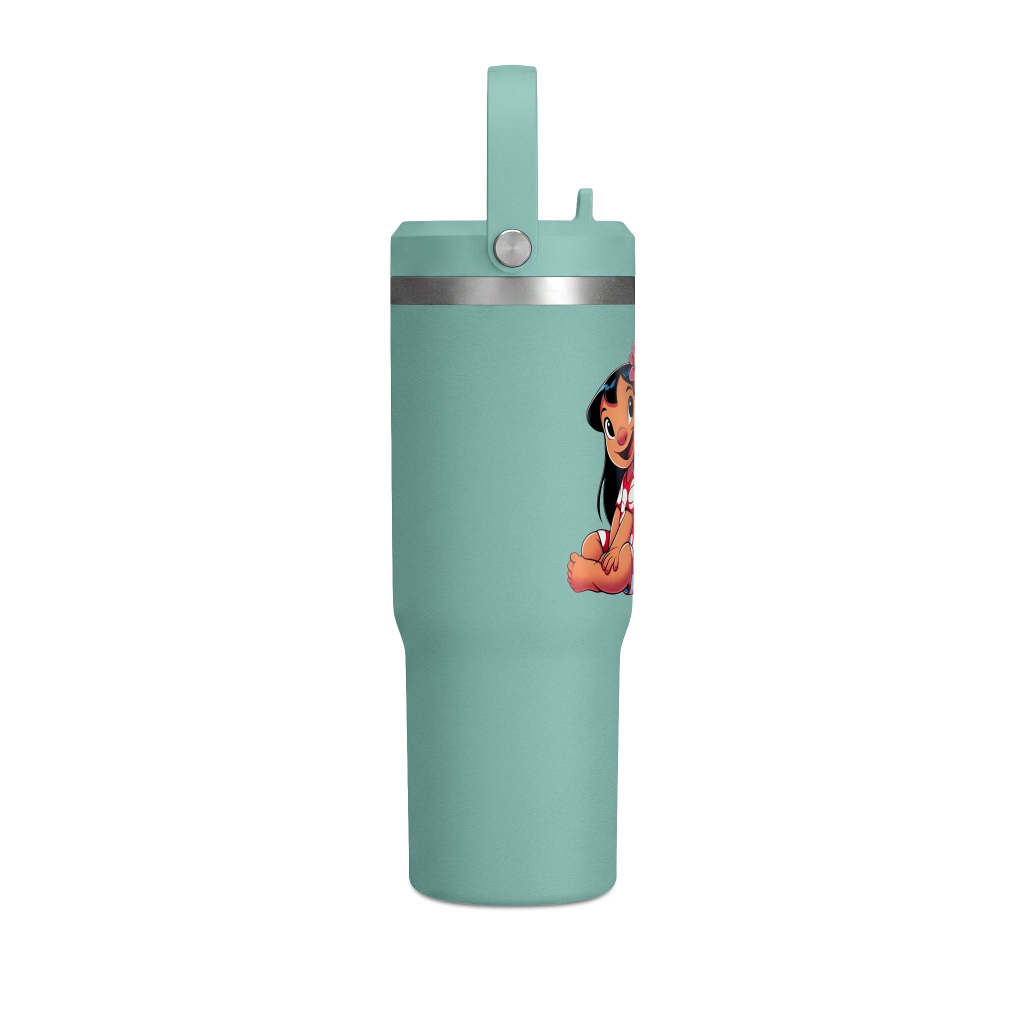 Lilo & Stitch 32oz Travel Tumbler – Cute Cartoon Insulated Water Bottle