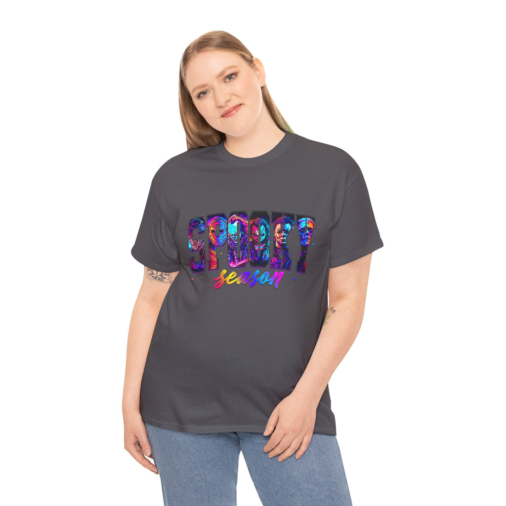 Spooky Season Tee – Colorful Halloween Graphic Shirt
