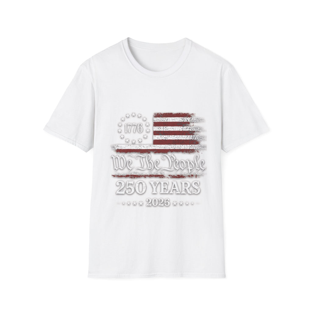 1776 American Flag T-Shirt — We the People 250 Years Patriotic Tee
