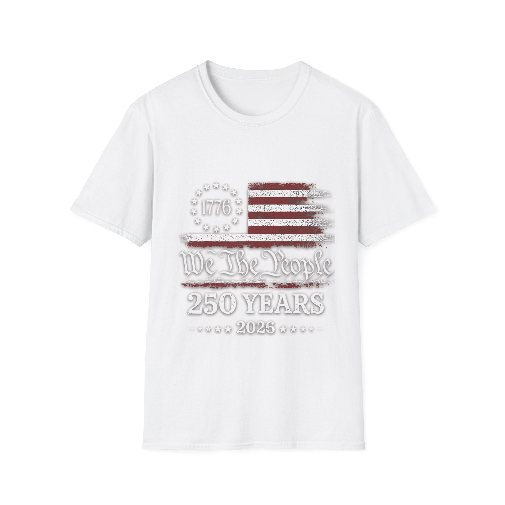 1776 American Flag T-Shirt — We the People 250 Years Patriotic Tee