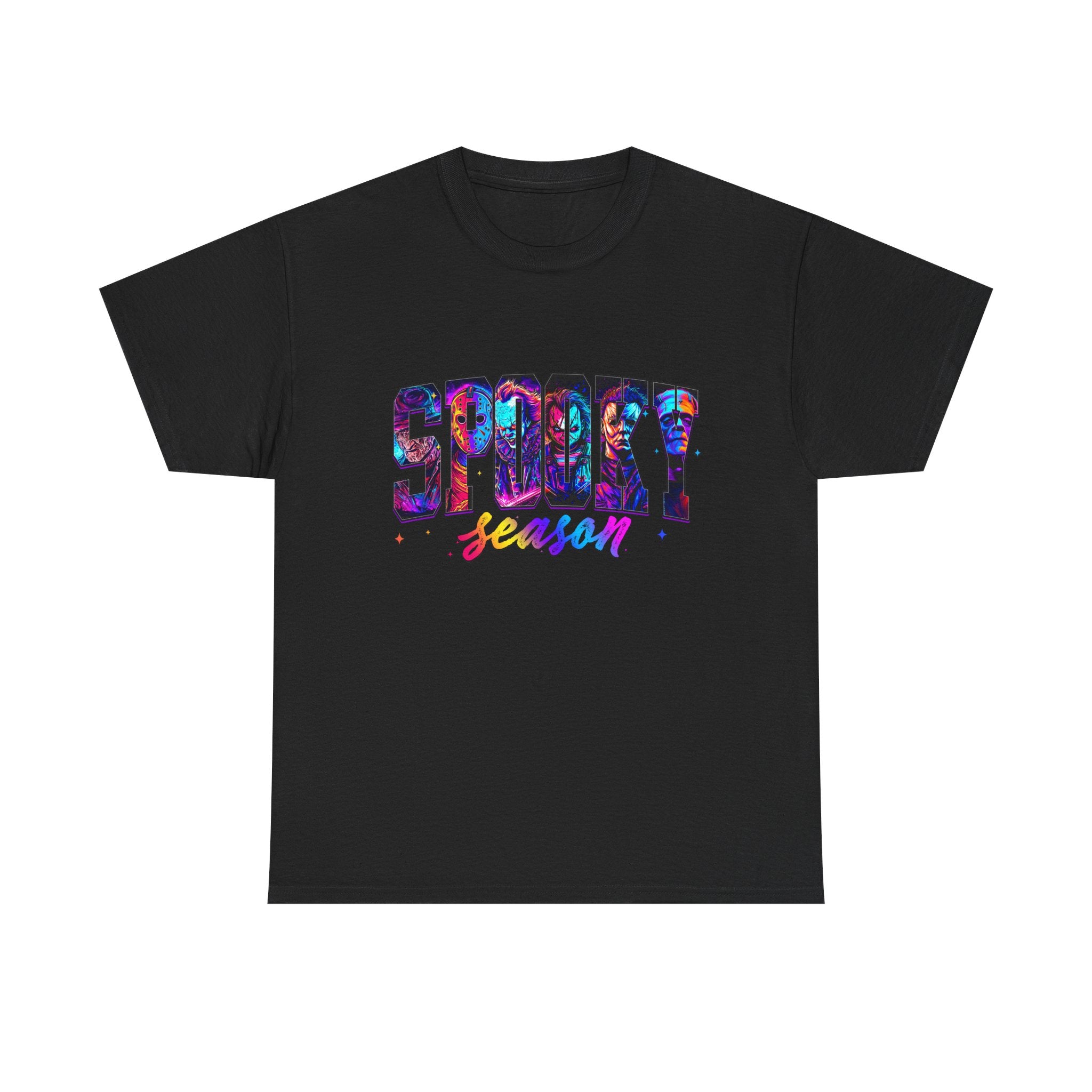 Spooky Season Tee – Colorful Halloween Graphic Shirt