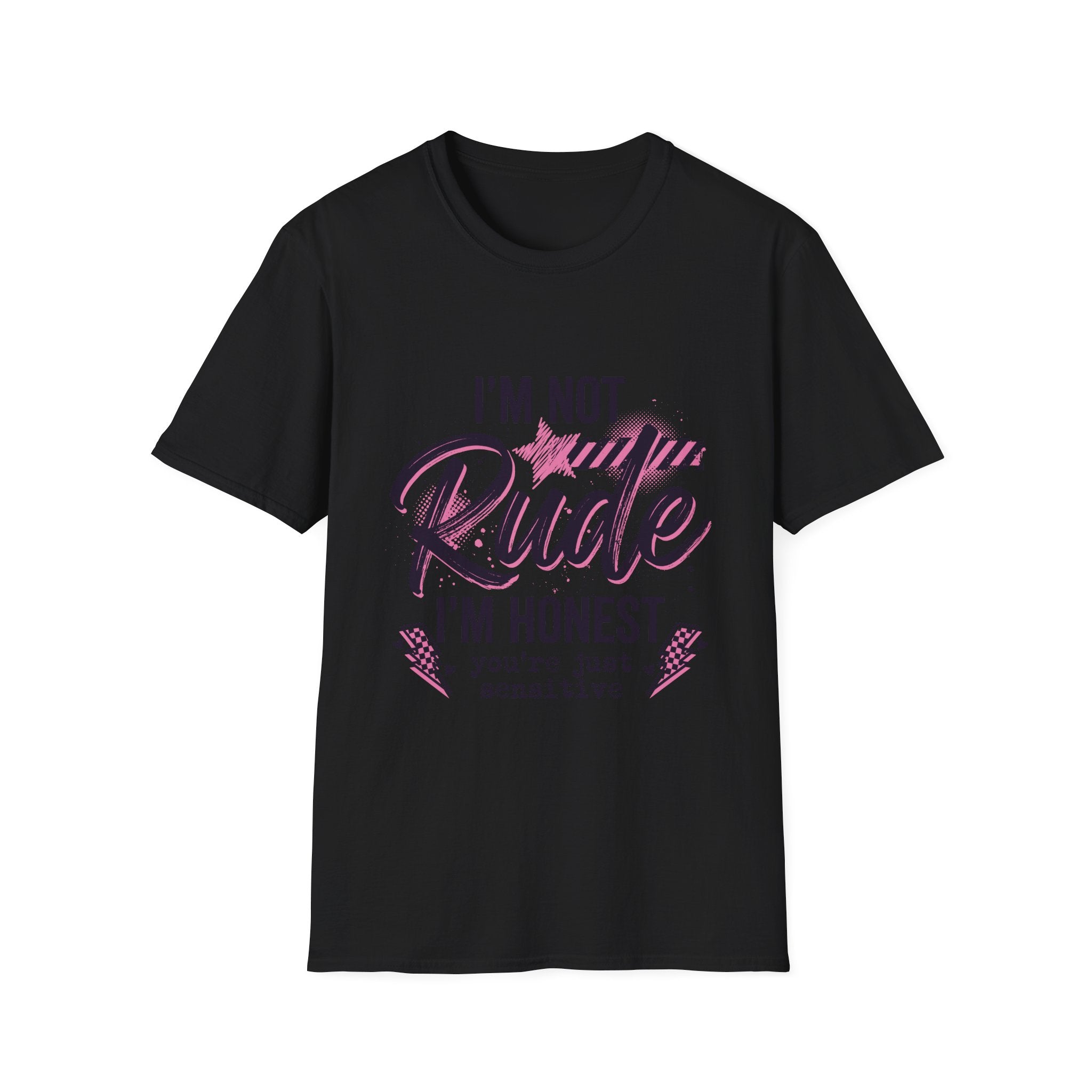 T-Shirt — "I'm Not Rude, I'm Honest" Funny Statement Tee
