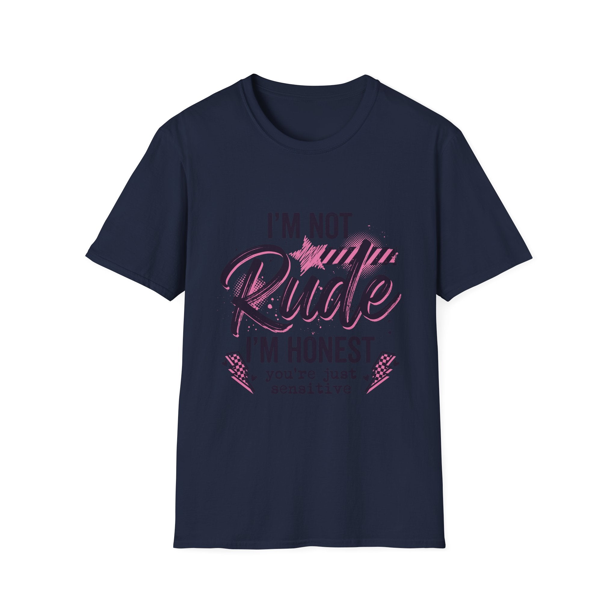 T-Shirt — "I'm Not Rude, I'm Honest" Funny Statement Tee