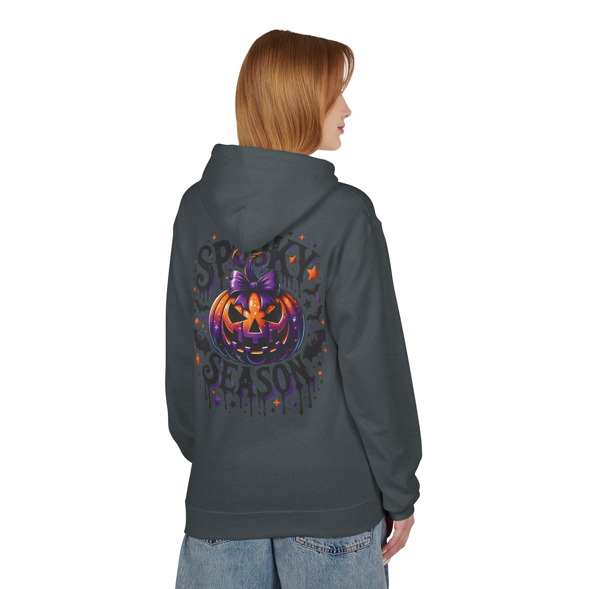 Spooky Season Hoodie — Halloween Jack-o'-Lantern Pumpkin Sweatshirt