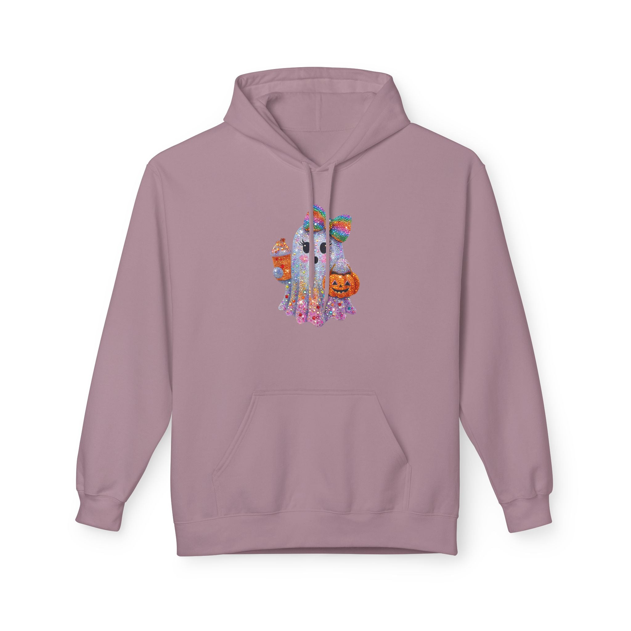 Colorful Cat Silhouette Hoodie — Floral Watercolor Kitten Design