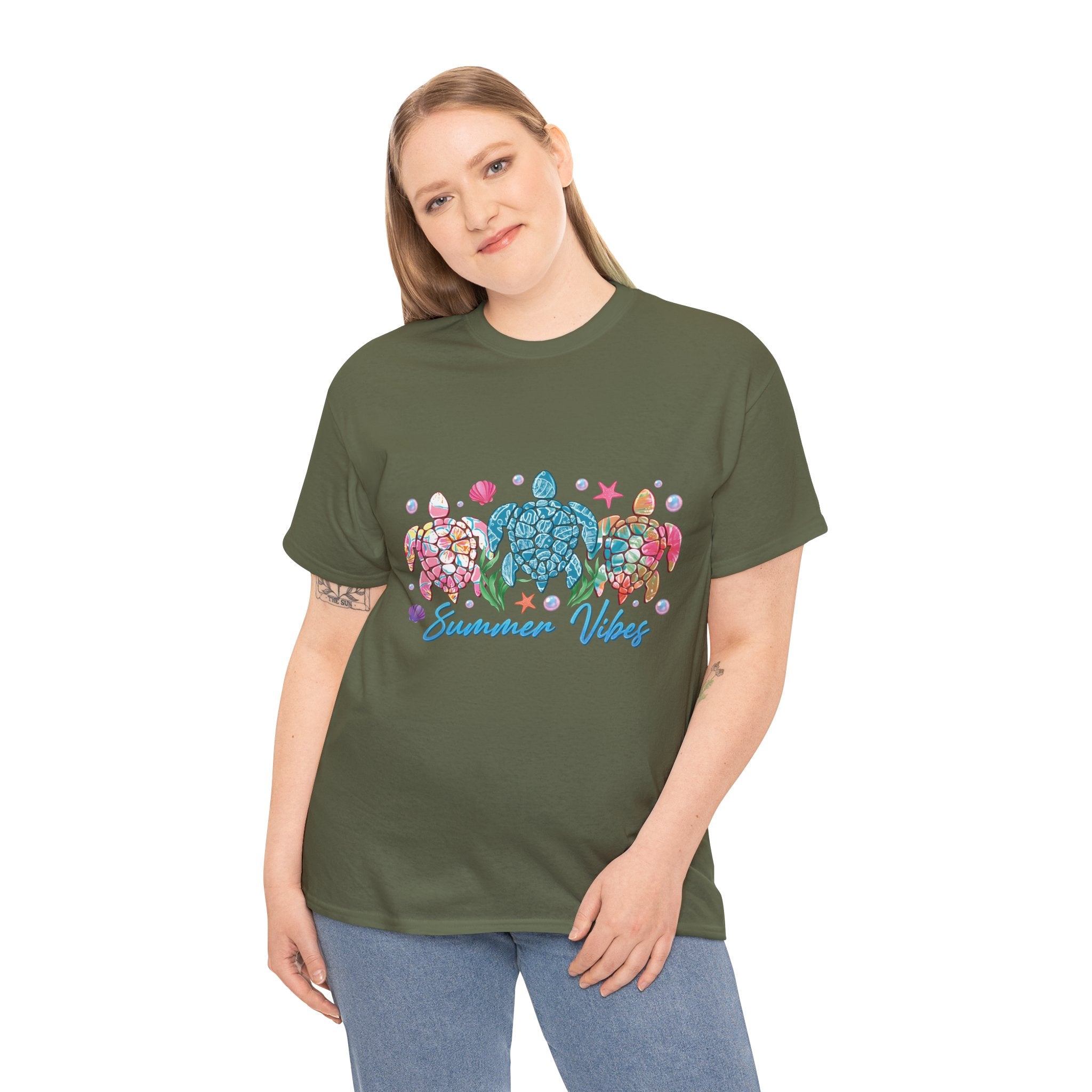Summer Vibes Turtle T‑Shirt