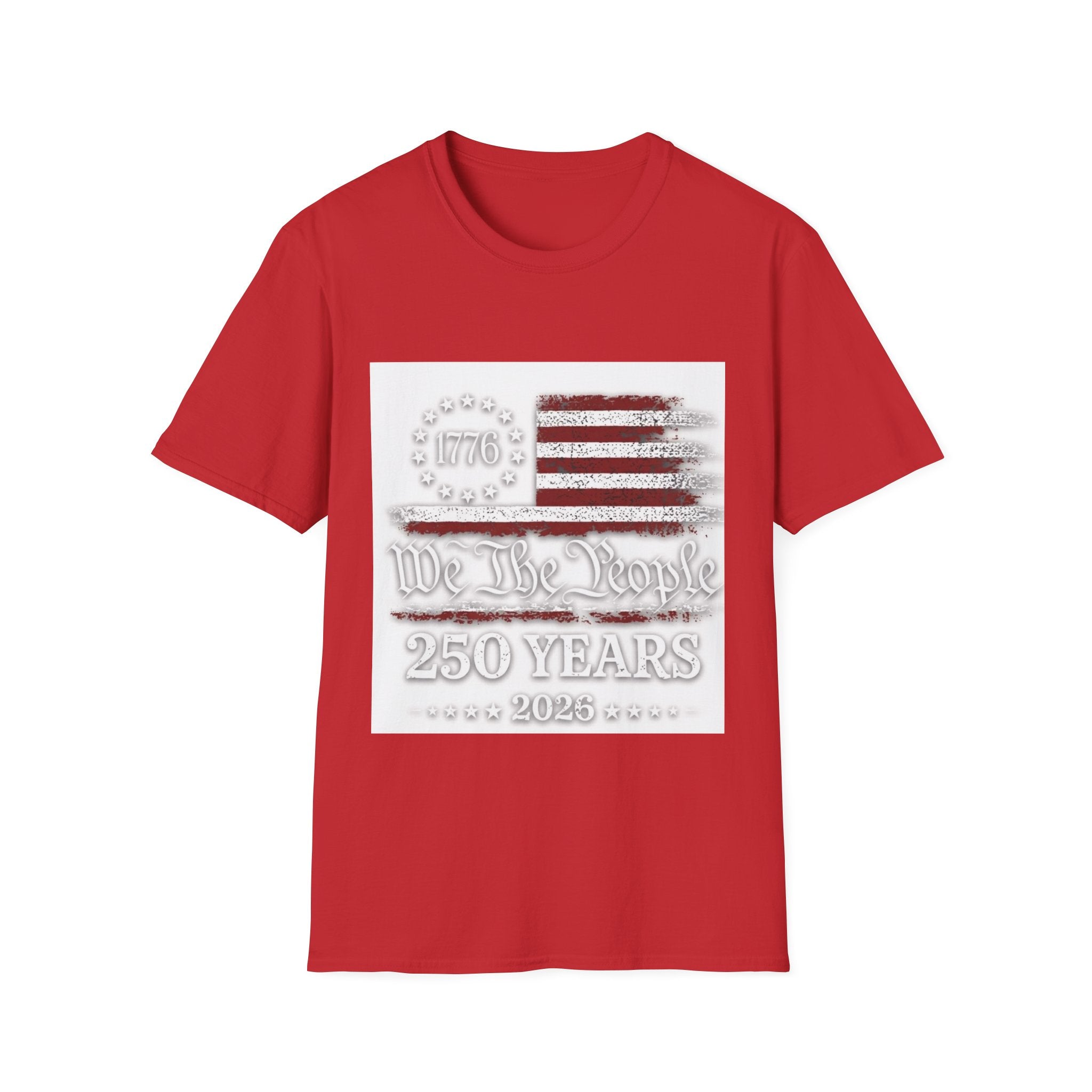 1776 American Flag T-Shirt — We the People 250 Years Patriotic Tee