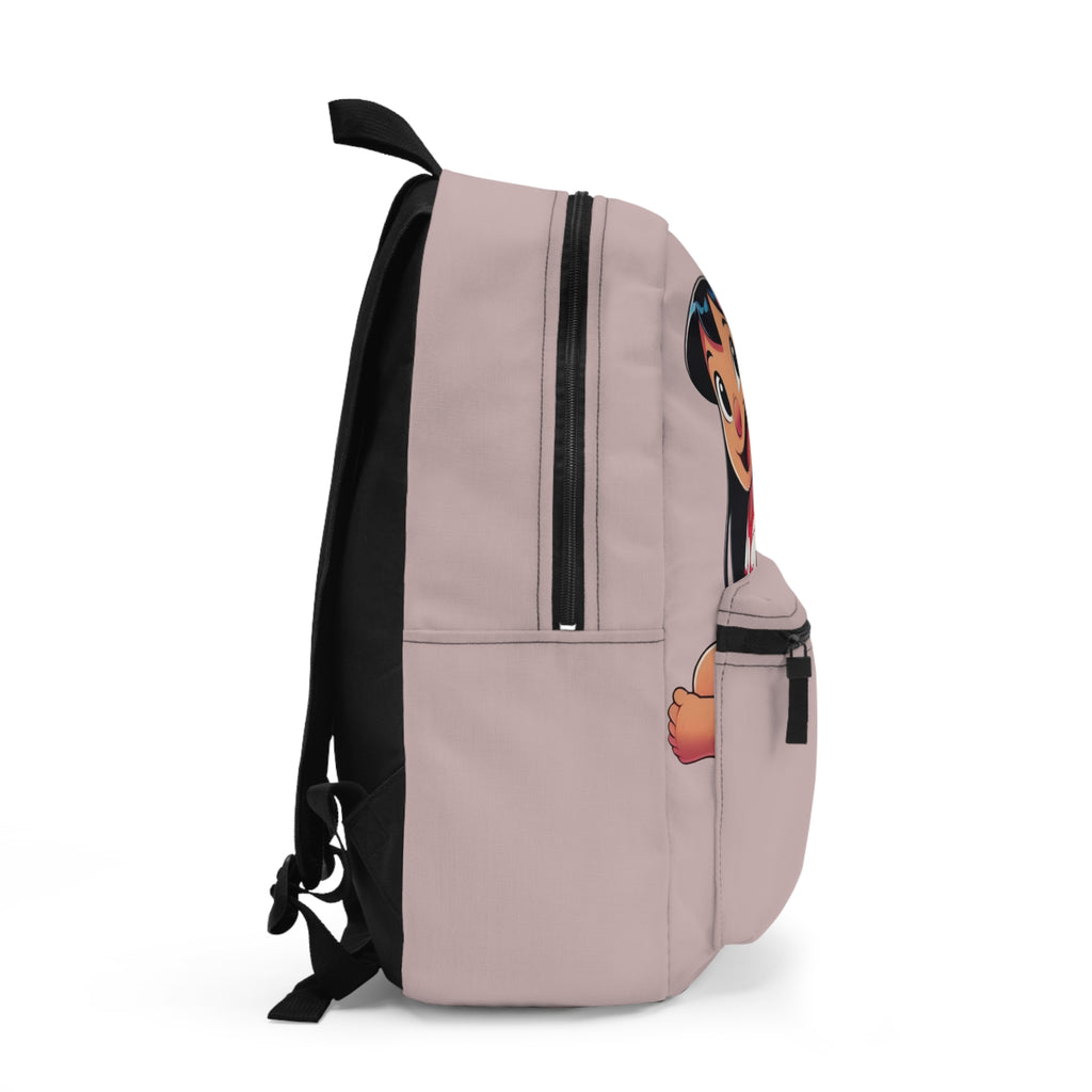 Lilo & Stitch Cute Kids Backpack — Pink Cartoon Character School Bag