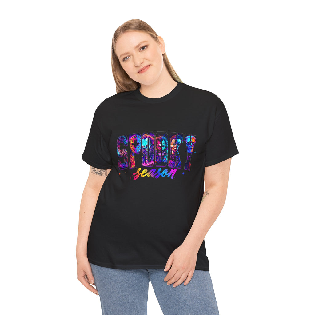 Spooky Season Tee – Colorful Halloween Graphic Shirt
