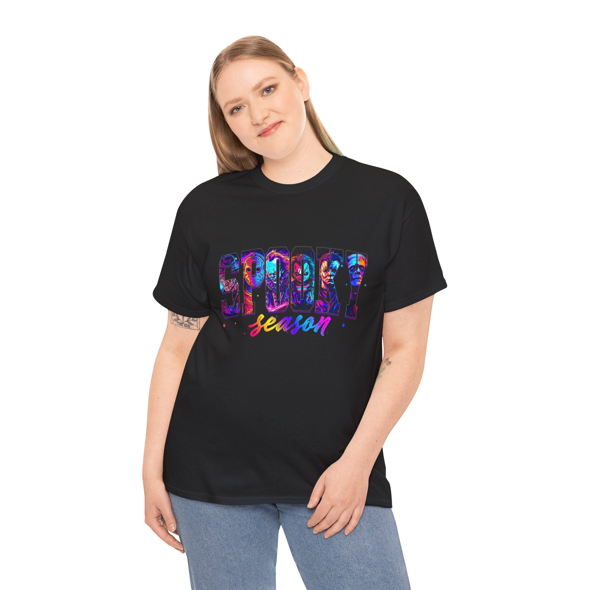 Spooky Season Tee – Colorful Halloween Graphic Shirt