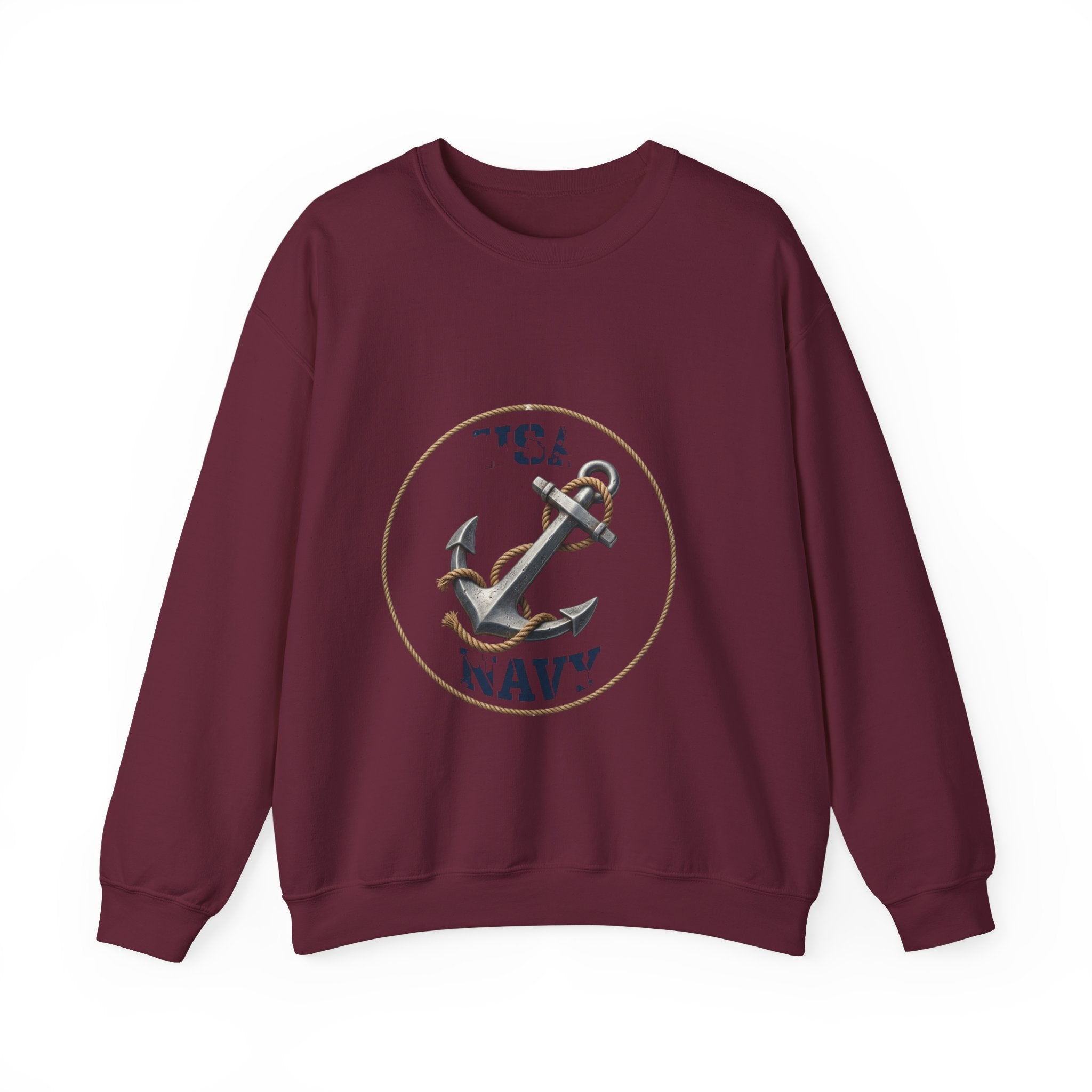 Navy Anchor Crewneck Sweatshirt – Vintage “U.S. Navy” Nautical Graphic