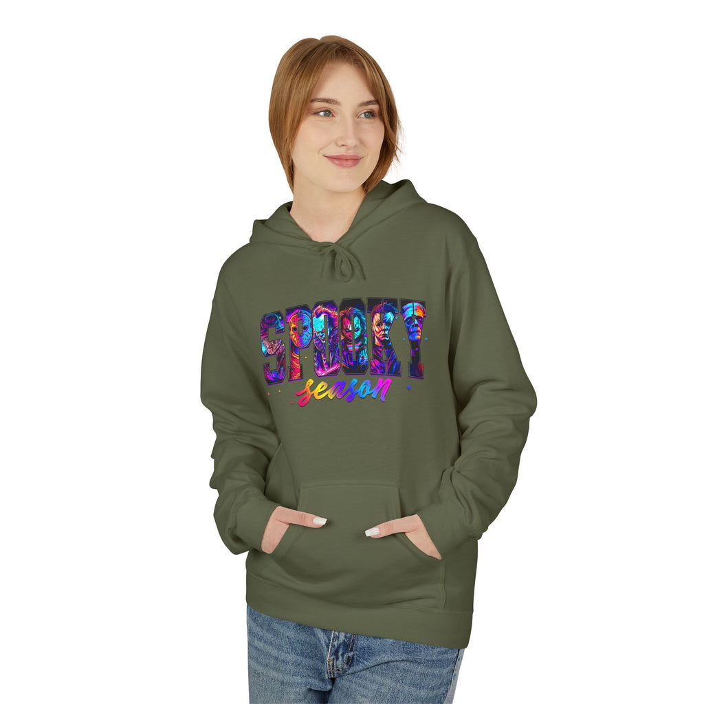 Spooky Season Hoodie — Colorful Halloween Graphic Pullover