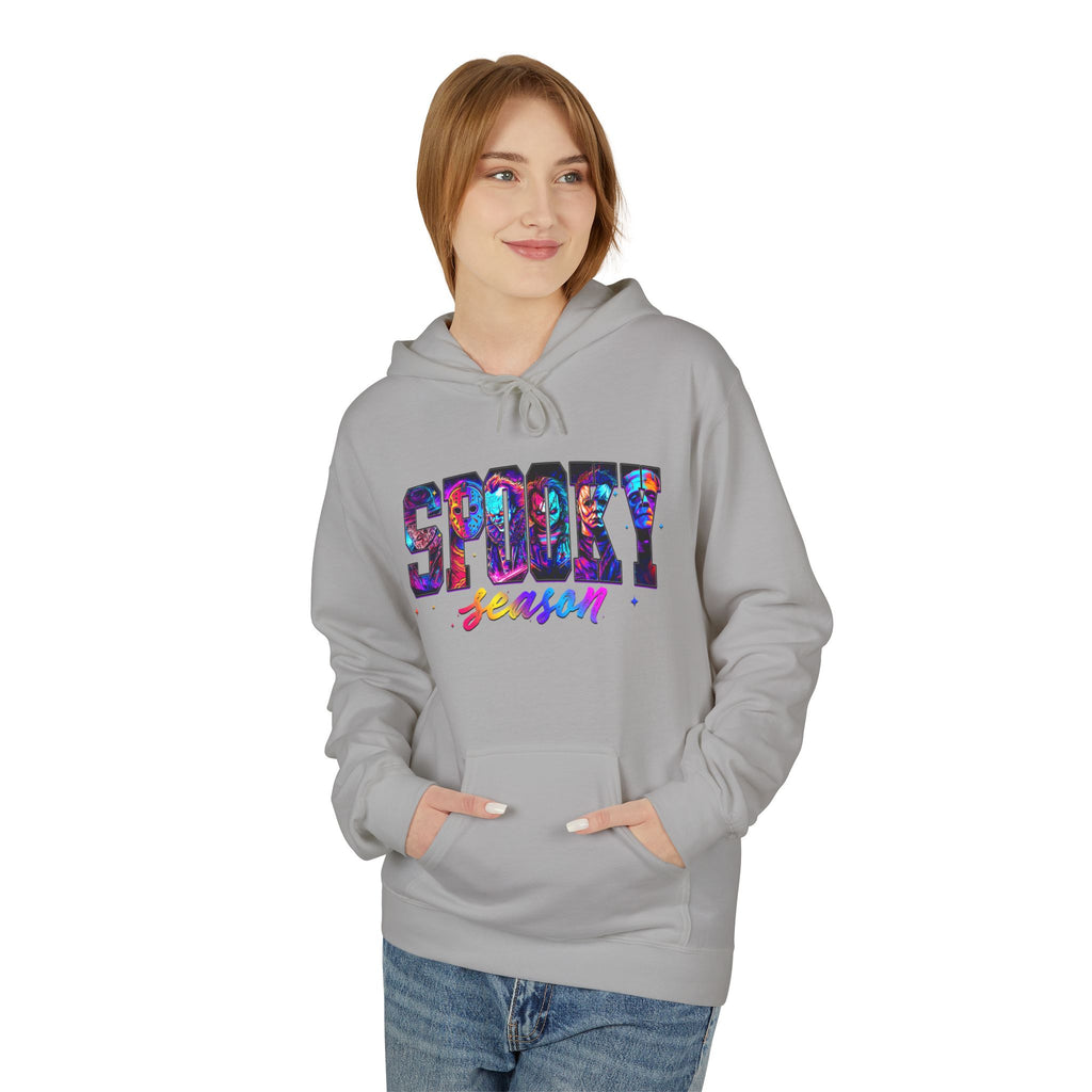 Spooky Season Hoodie — Colorful Halloween Graphic Pullover