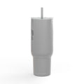 40oz Insulated Tumbler (Engraved) — Red Wine Blue Design