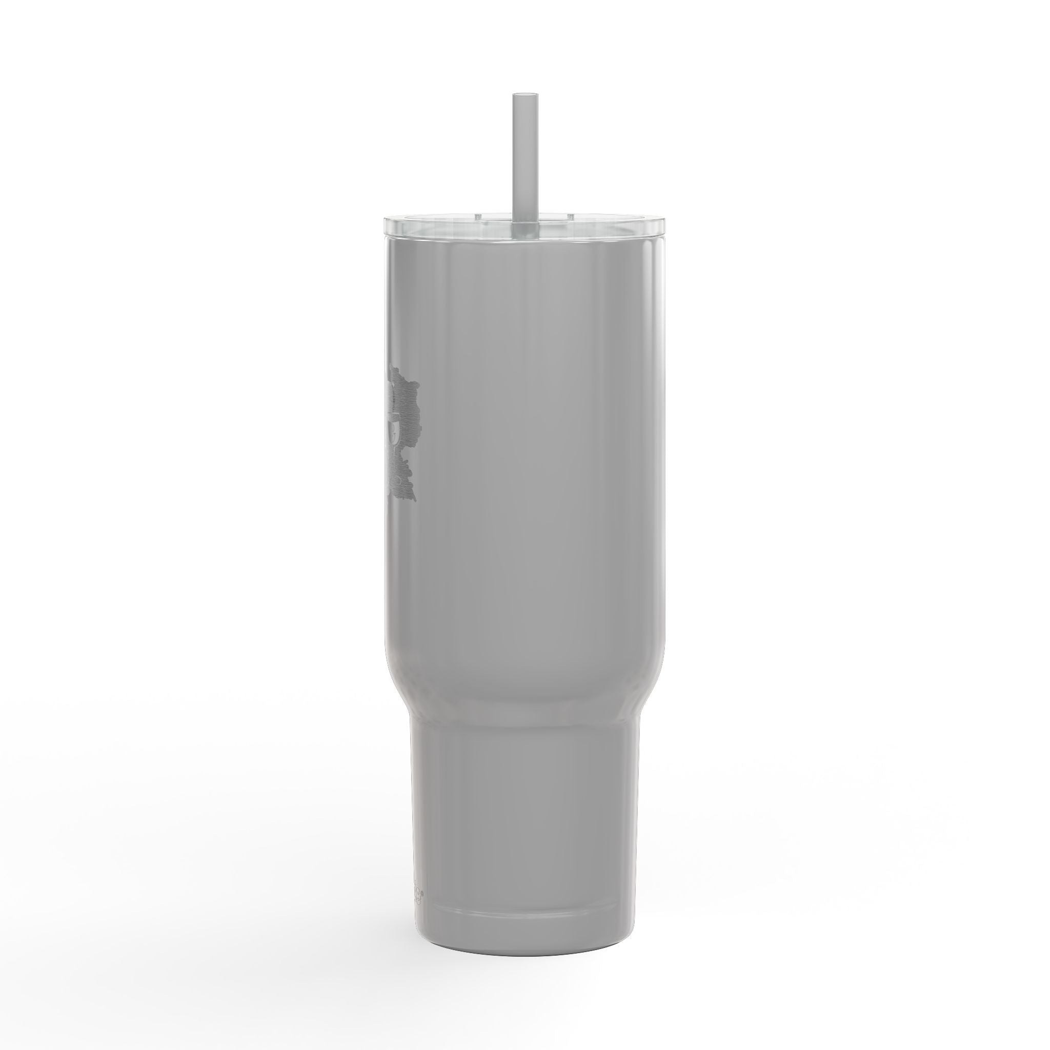 40oz Insulated Tumbler (Engraved) — Red Wine Blue Design