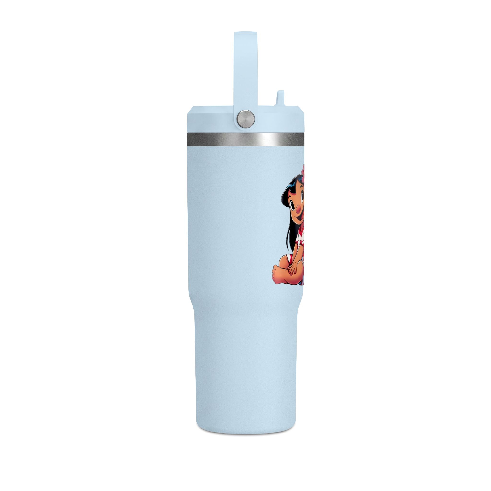 Lilo & Stitch 32oz Travel Tumbler – Cute Cartoon Insulated Water Bottle