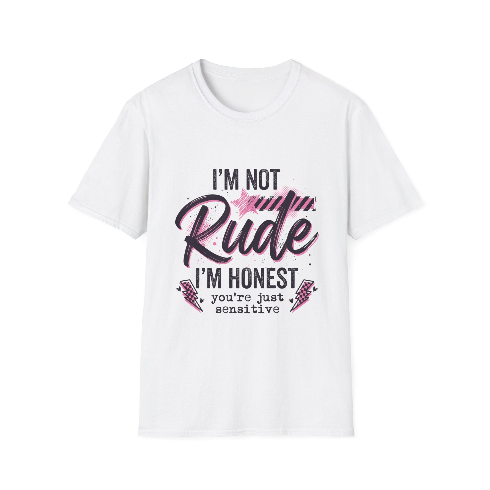 T-Shirt — "I'm Not Rude, I'm Honest" Funny Statement Tee