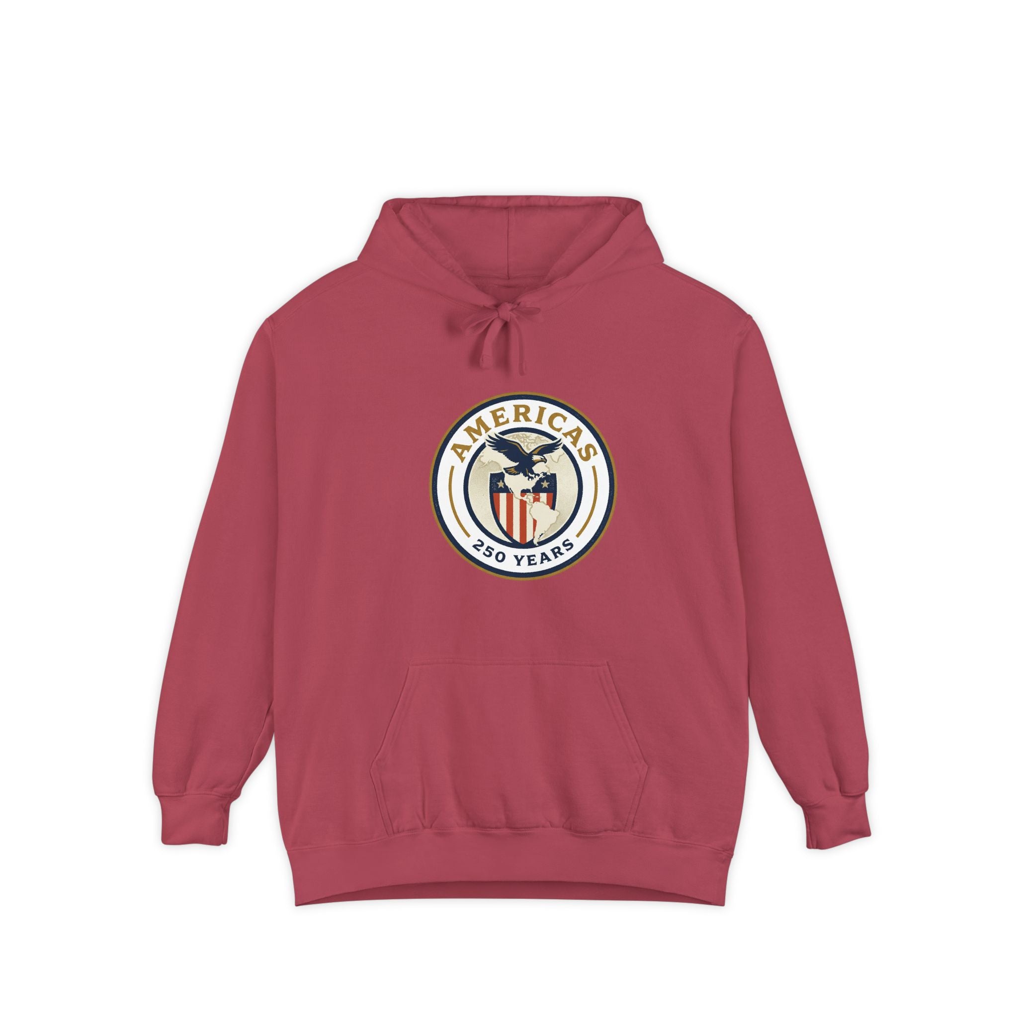 America 250 Emblem Hoodie - Patriotic Eagle Seal Pullover