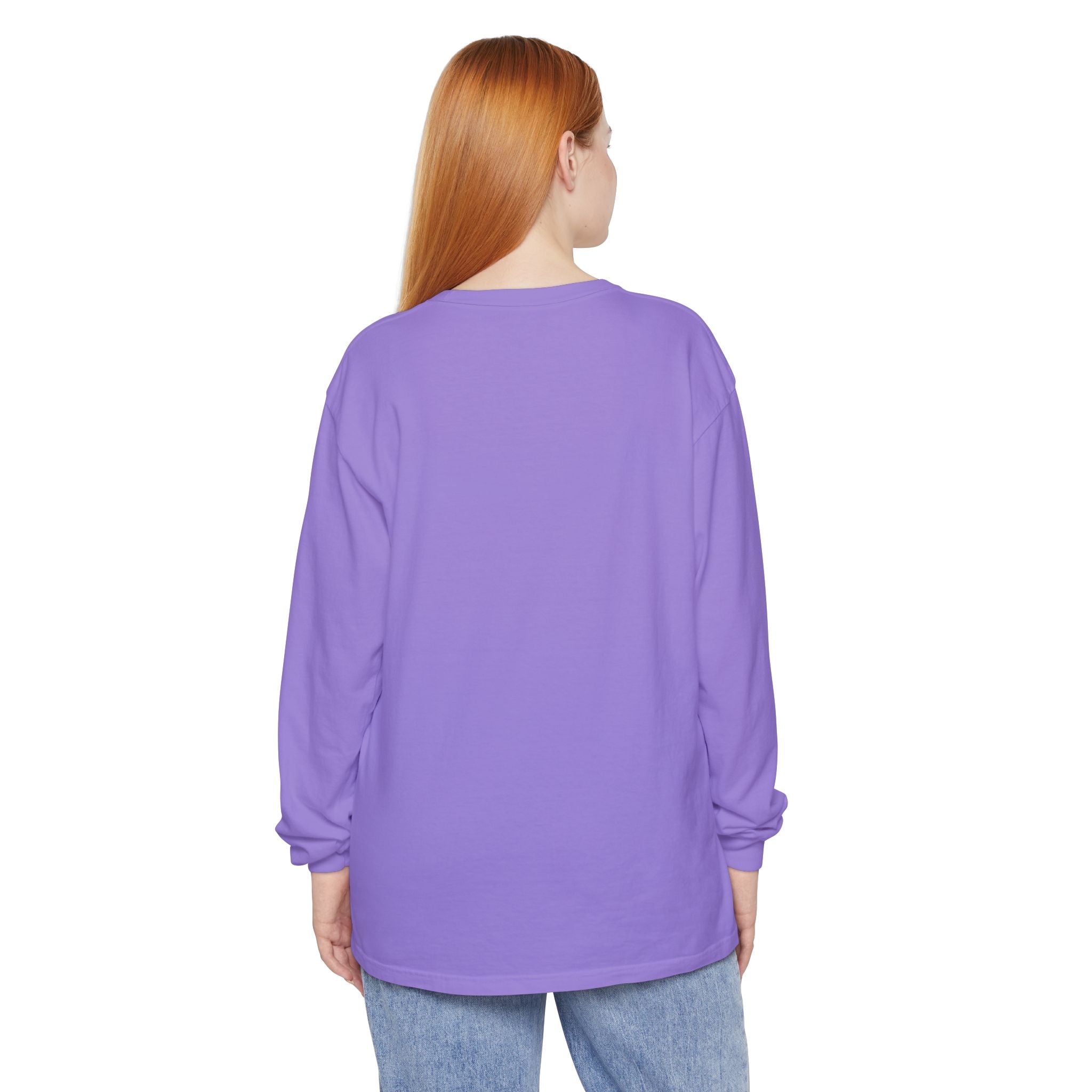 Halloween Coffee Long Sleeve Tee — "Freshly Boo'd Coffee, Scream & Sugar"