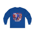 Nurse Heart Patriotic Long Sleeve Tee — USA Flag & Medical Design